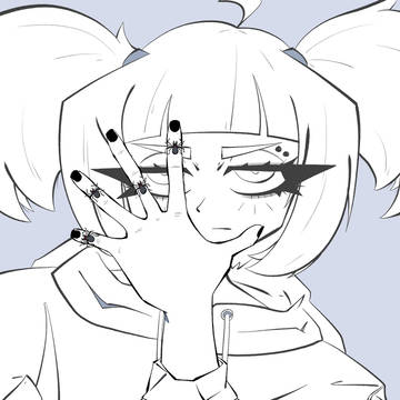 Inktober 02 // 蜘蛛 (spiders)