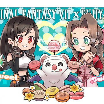 不二家×FFVIIEC コラボマカロン