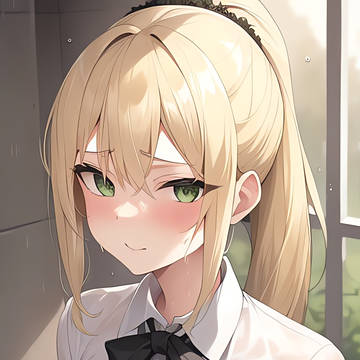 突然の雨に玄関で