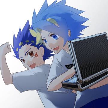 蒼井バルトと黒須エクス