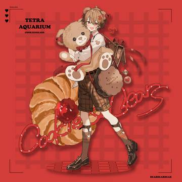 アクスタにしたOC「クッキー＆ベアくん」（通販中）