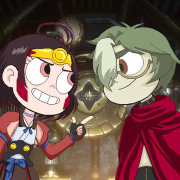 悪魔バスター☆スター・バタフライ風なカバネリ二人