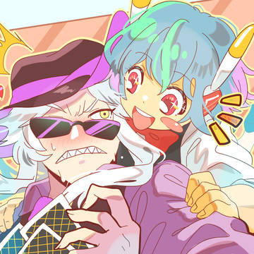 インカム子（仮称）とワルイマン（仮称）