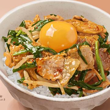 豚キムチ丼