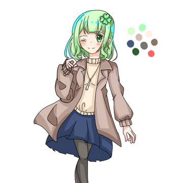 まきばさんの冬服衣装