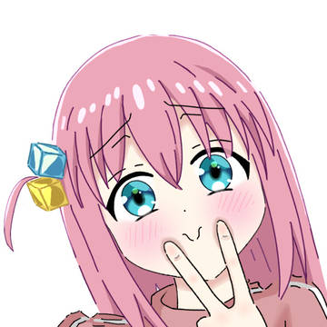 自撮りするぼっちちゃん　「こ、これでいいですか？」