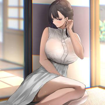 【仕事絵】幼馴染のバツイチお姉さん