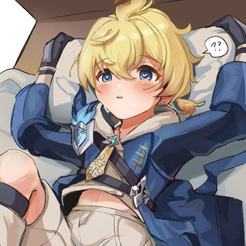 休憩中のミカくん