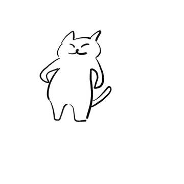 めっちゃ自信満々の猫