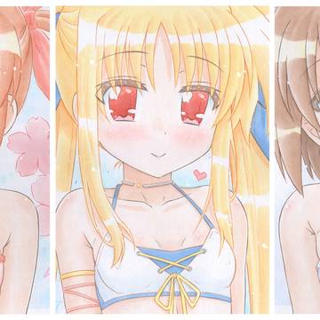 色紙を3枚描いたよ
