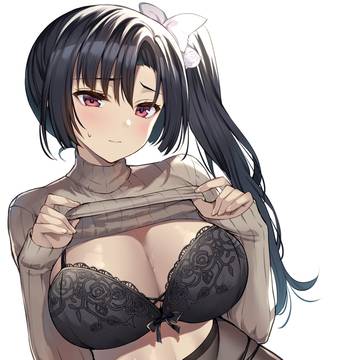 会長の黒下着