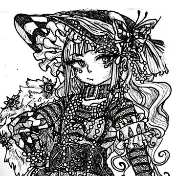 銅版画向けイラスト