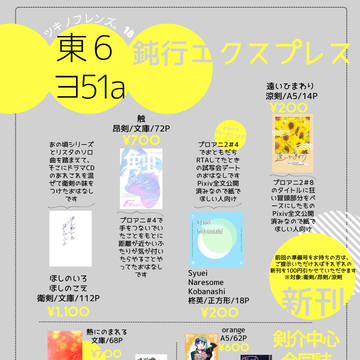 【ツキノフレンズ。18】おしながき