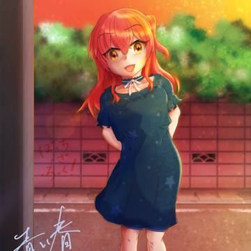 青い春と西の空