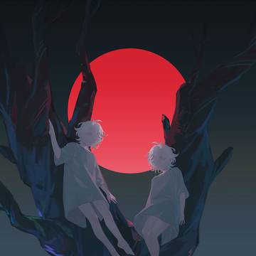 Twins under the moonlight