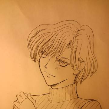 天王はるか線画