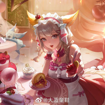 之前给王者荣耀画的星元小妲己