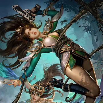 Jade Dragon Clan warriors