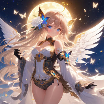 月夜の天使