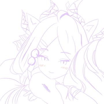 Hina with puppey ears