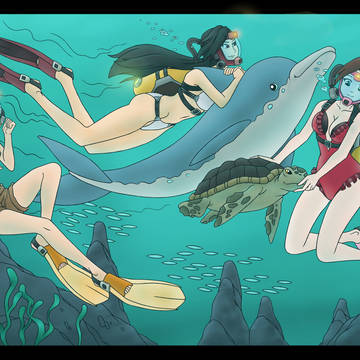 Aquatic Fantasy 7 - COLOR