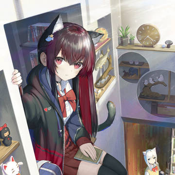 猫娘がいる家