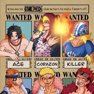 one piece six characters