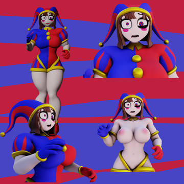 Pomni 3D Digital Circus NSFW SFW