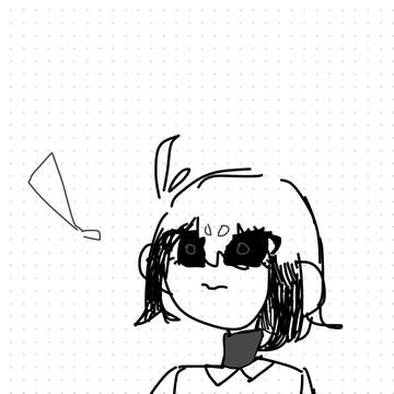 びっくりしてる子