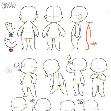 表情・ポーズ集 素体FIX版