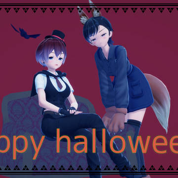 うちのオリキャラでハロウィン🎃