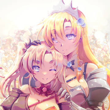 commission　騎士娘姉妹