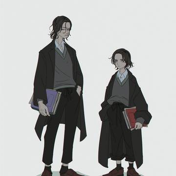 セブルス・スネイプ(一年生)とセブルス・スネイプ(七年生)