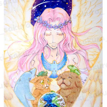 最近のアナログオリジナルイラスト