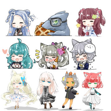 twitch配信でプレゼント企画してたイラスト