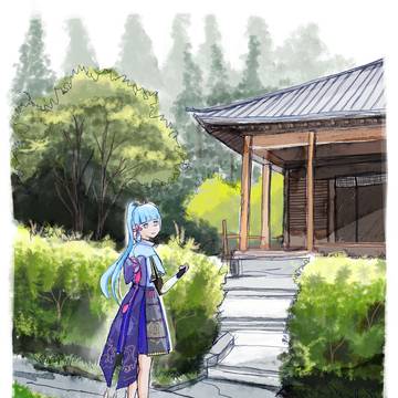 Ayaka, Shrine temple