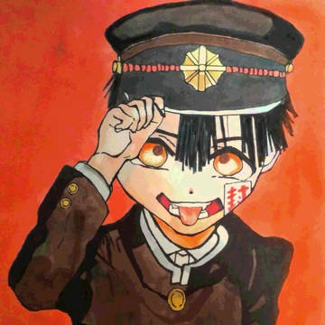 前のに描いた自縛少年花子くんを少し加工しました