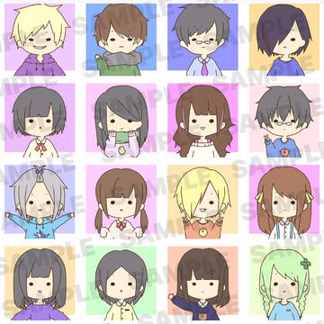 ミニキャラアイコンシリーズ