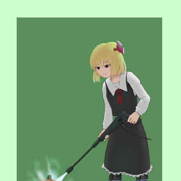 ルーミアとカボチャ