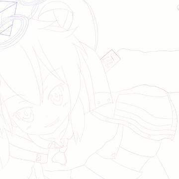 マキ　下書きタイムラプス