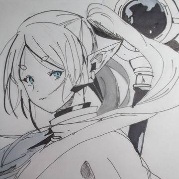 葬送のフリーレン模写