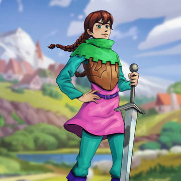The preteen warrior Matilde