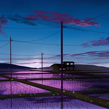 蒼い夕暮れ