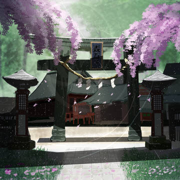 神秘的な鳥居