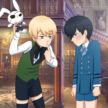 Alois teasing Ciel