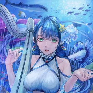 人魚と淡水魚