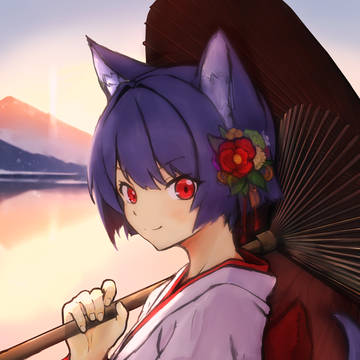夕暮れ