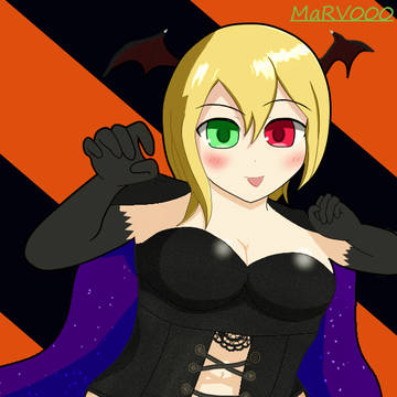 フロンティア 白エリス (ハロウィンver)