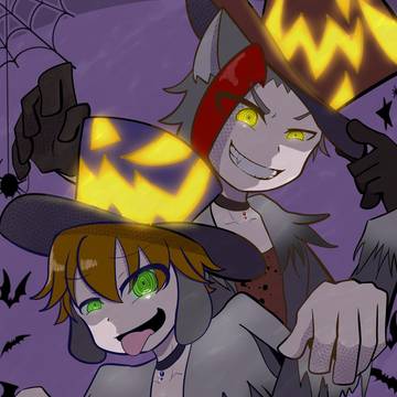 PVバディハロウィンイラスト2023