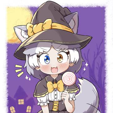 でっかいキャンディもらった!